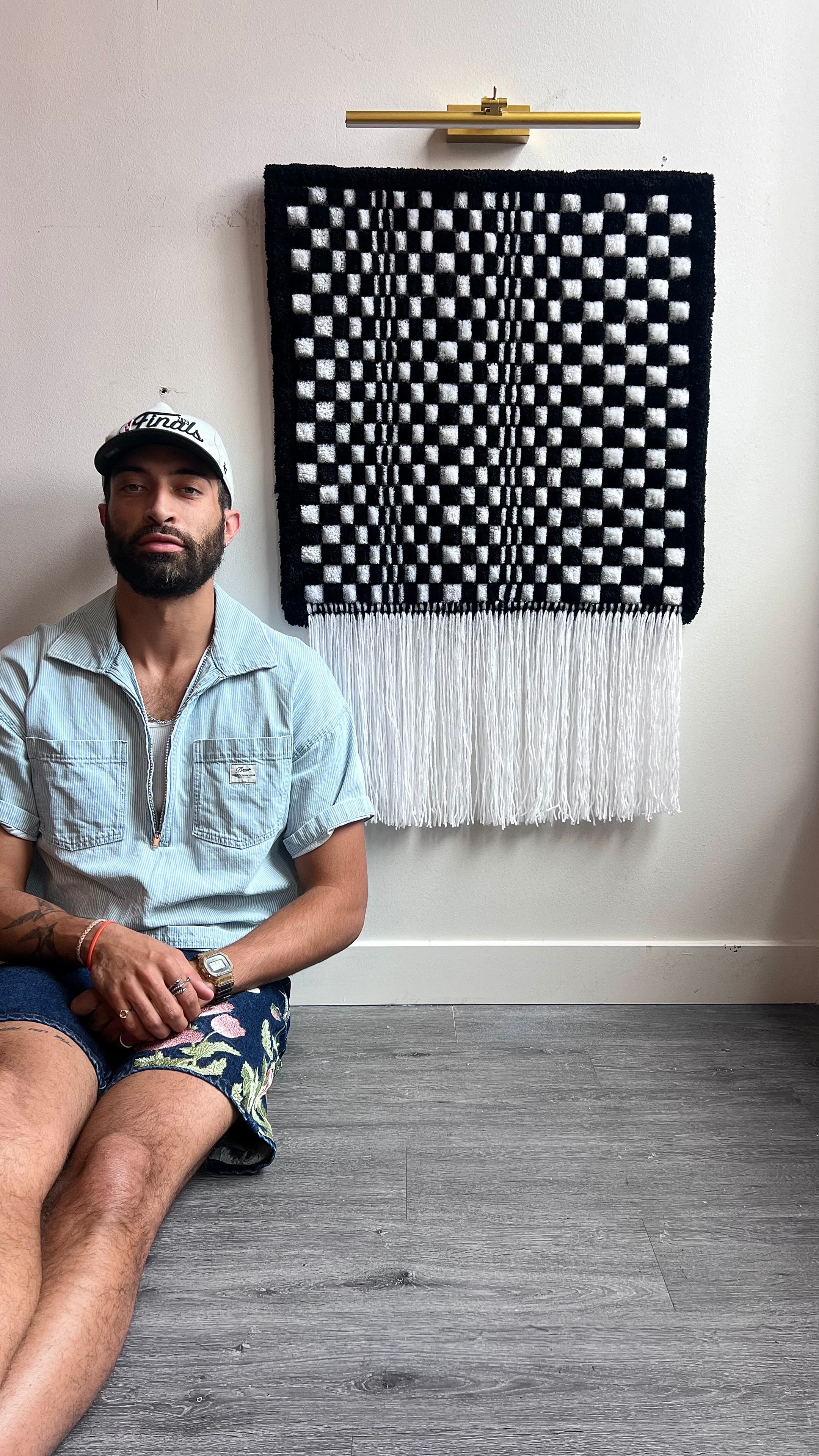 Textile work — fiber detail